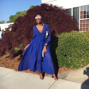 FashionNova Sheer Maxi Dress